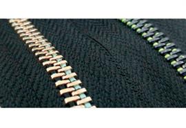 彩色中心線金屬拉鏈