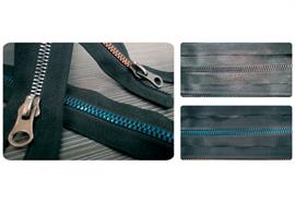 鍍金膜塑鋼拉鏈 